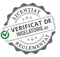 Timbru de siguranță care atestă licențiarea și reglementarea de către Inselatorie.ro